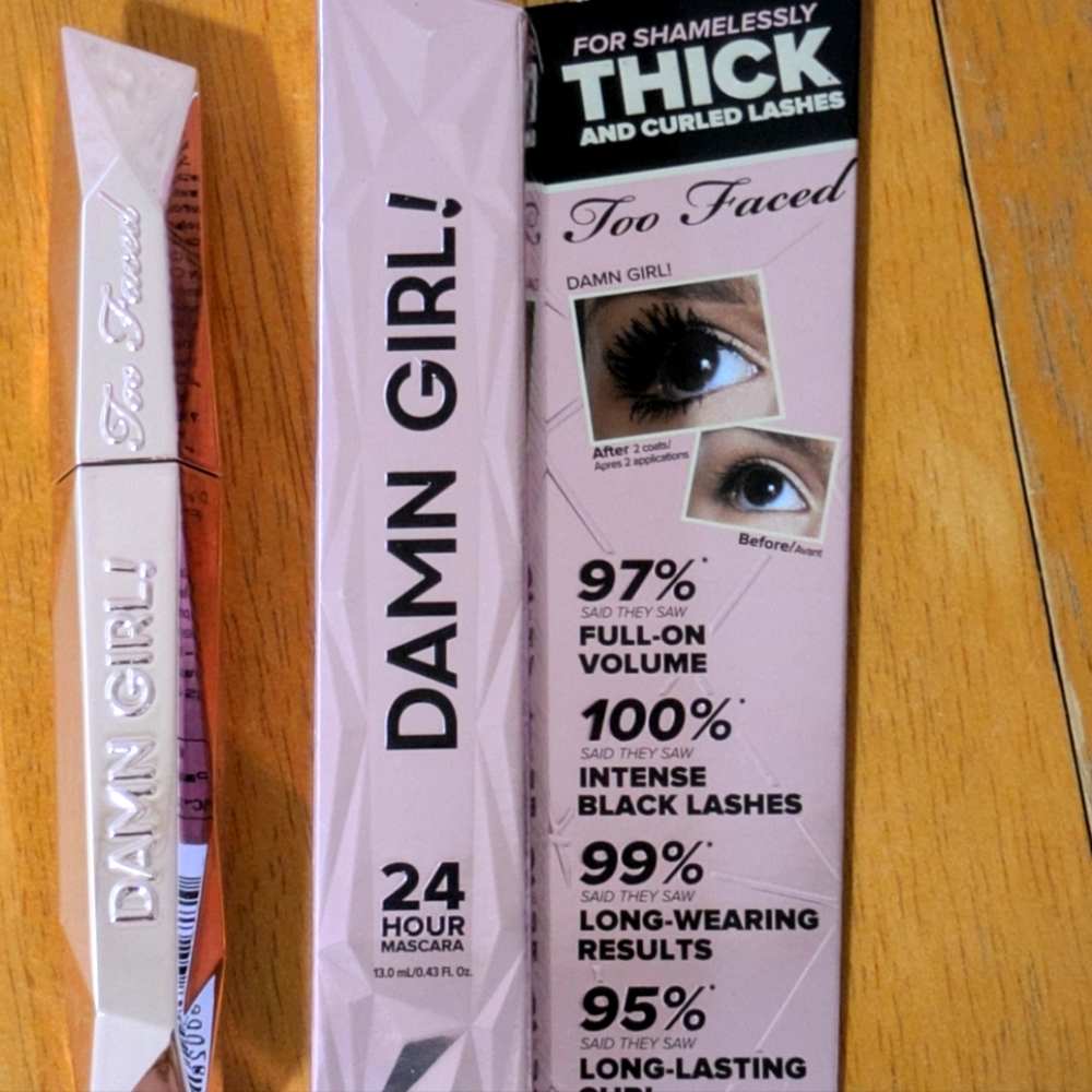 Too Faced Damn Girl That's Thick! 24 Hour Waterproof Mascara *NEW*